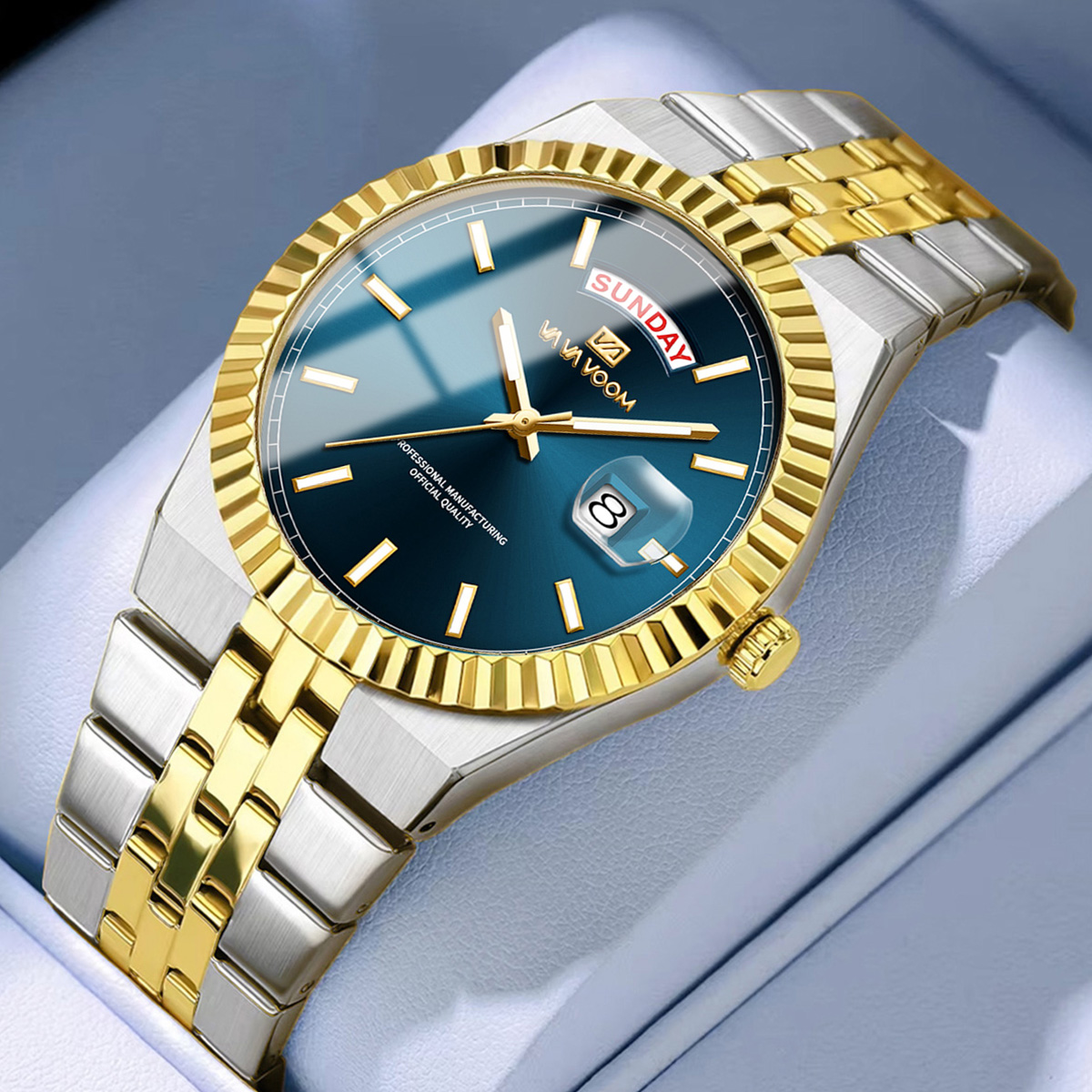 Smartwatch Ring Watches - Erkekler Kuvars İzle Pilot Serisi 40mm