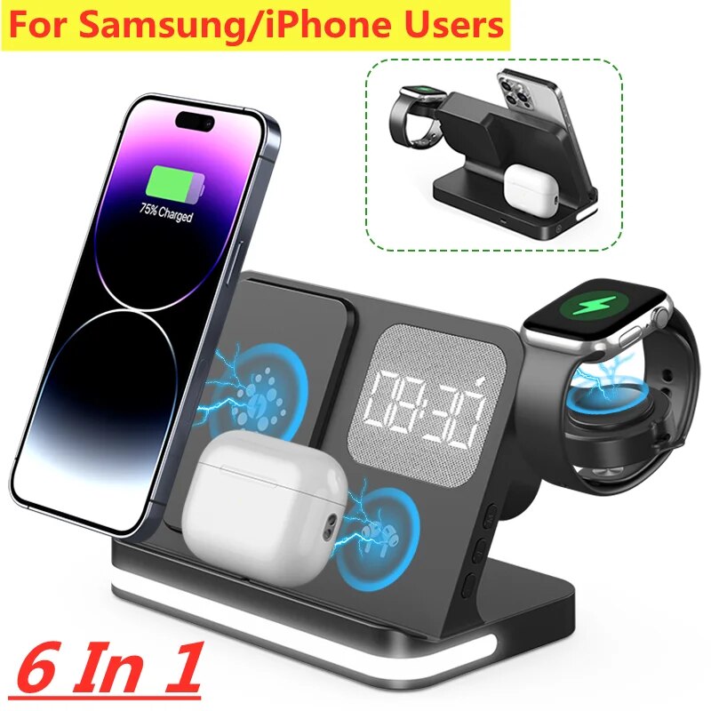 Watches Smartwatch Samsung - Kablosuz Şarj Standı iPhone 15 14