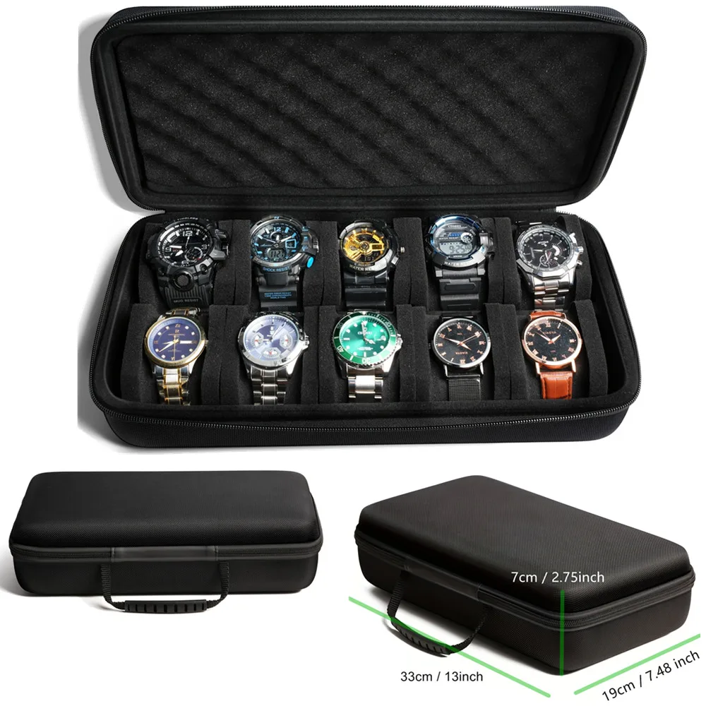 Tag Watches Smartwatch - 10 Yuvaları İzle Kutusu Organizatör Taşınabilir