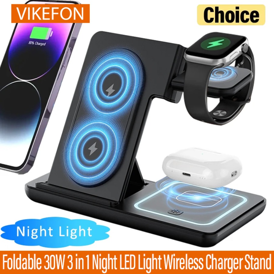 Watches Smartwatch Samsung - 3'ü 1 Arada Katlanabilir Gece LED