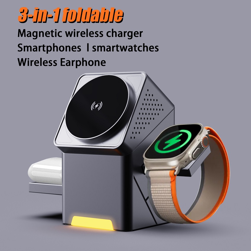 Watches Smartwatch Samsung - 3'ü 1 Arada Manyetik Kablosuz Şarj