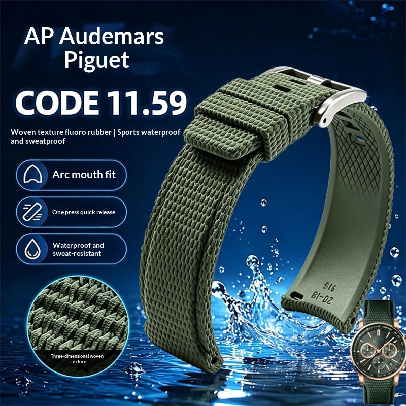 Kavisli Uçlu FKM Kauçuk Saat K - Audemars Piguet Watch Code 11.59 incelemesi ve fiyatı