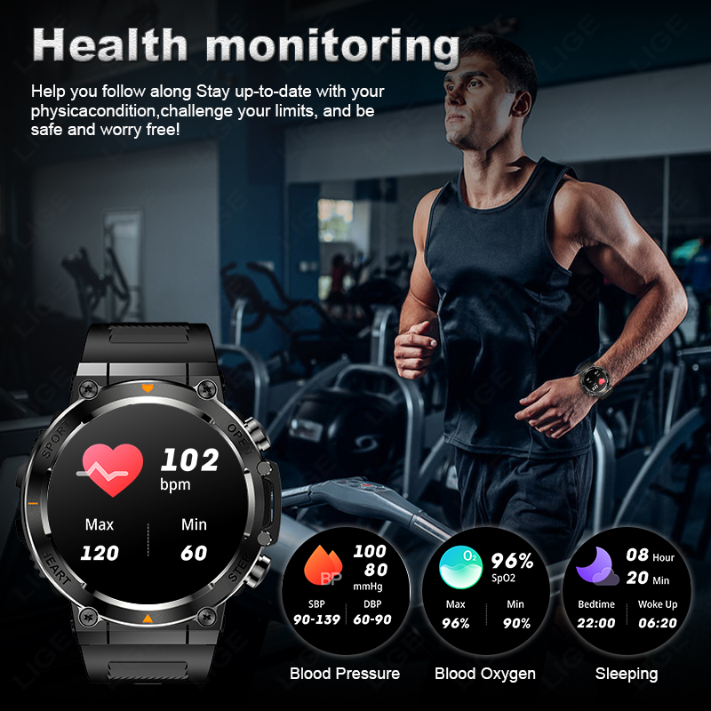 LIGE 2026 Akıllı Saatler Kalp  - Smartwatch Watches For Sale incelemesi ve fiyatı
