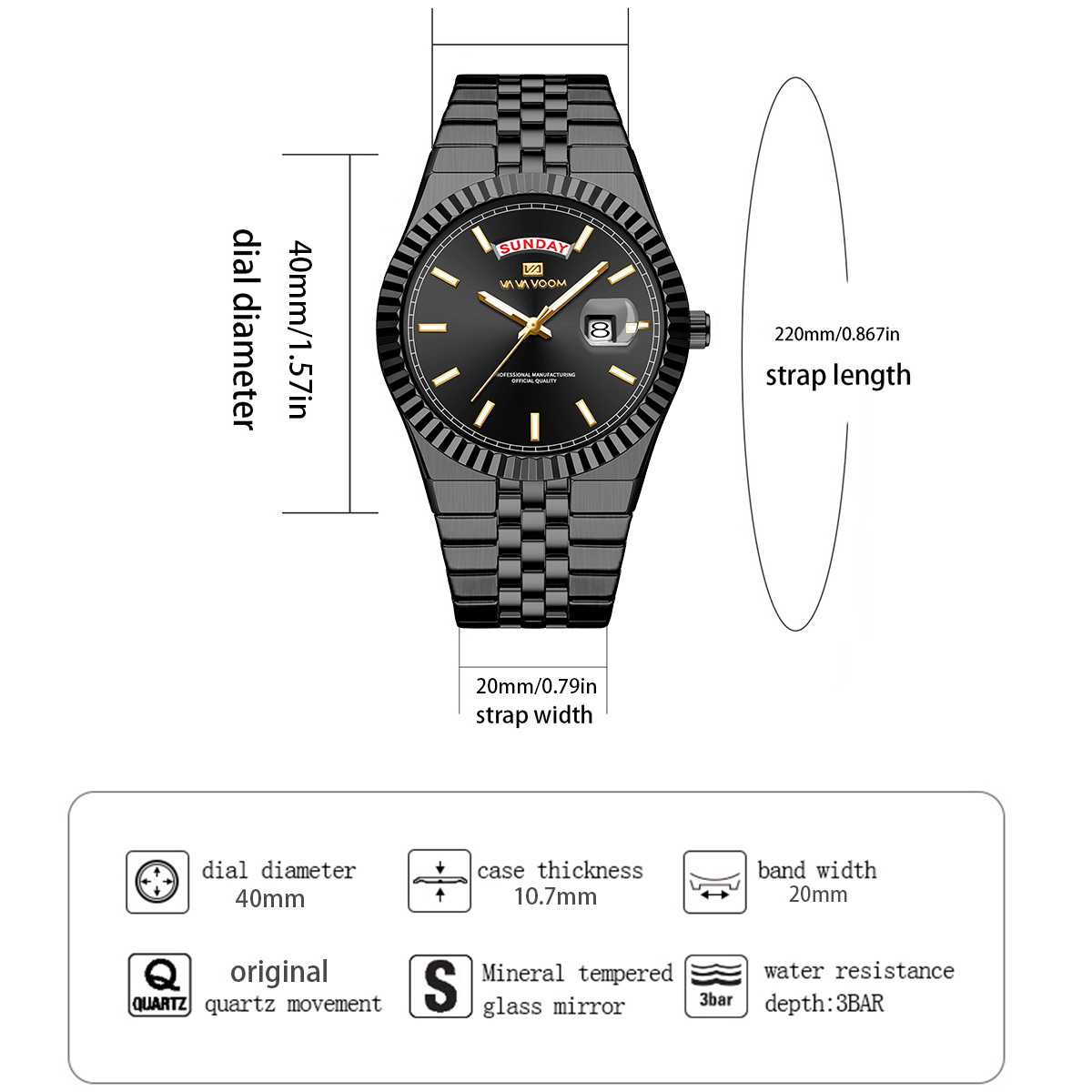 Erkekler Kuvars İzle Pilot Ser - Smartwatch Ring Watches incelemesi ve fiyatı