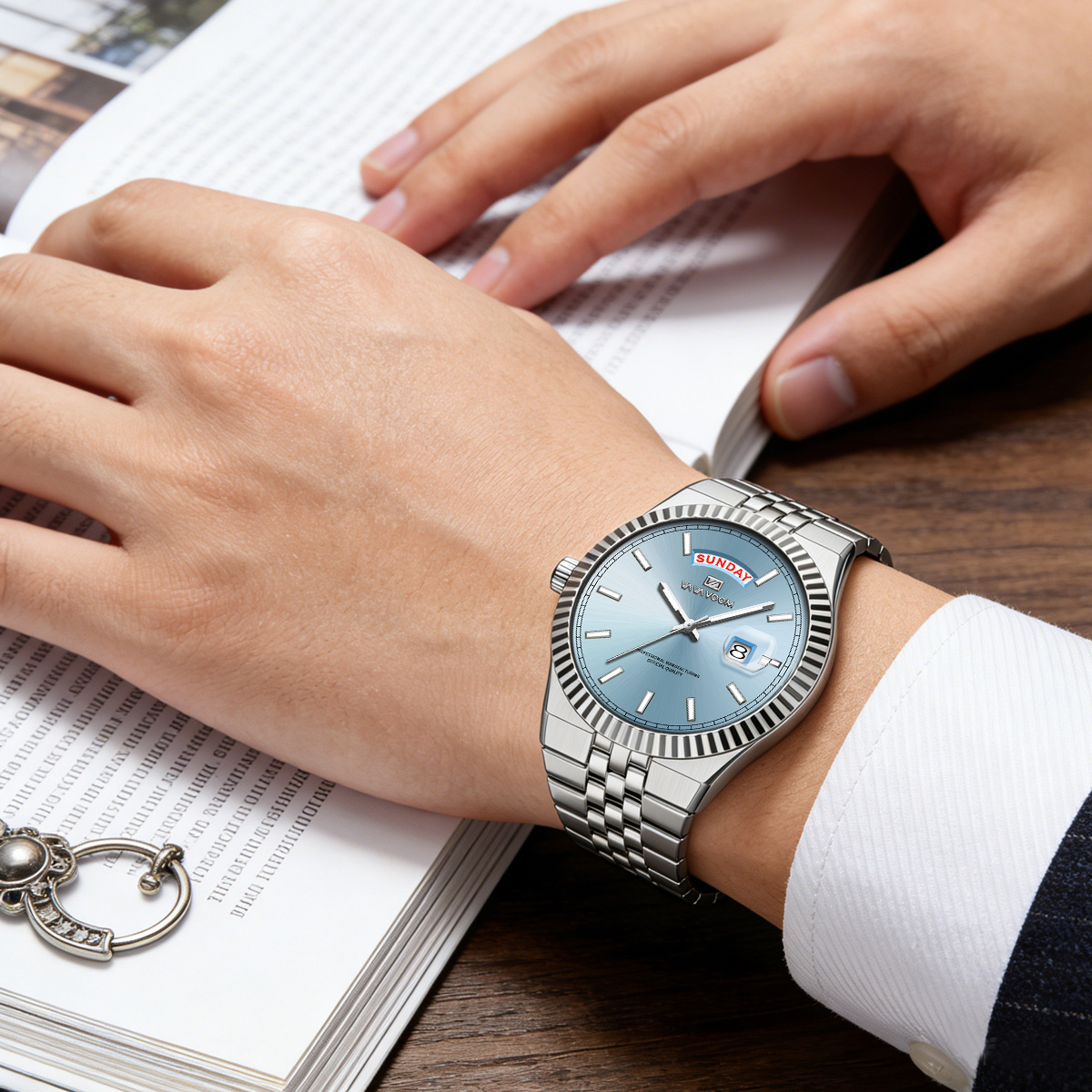 Erkekler Kuvars İzle Pilot Ser - Smartwatch Ring Watches incelemesi ve fiyatı