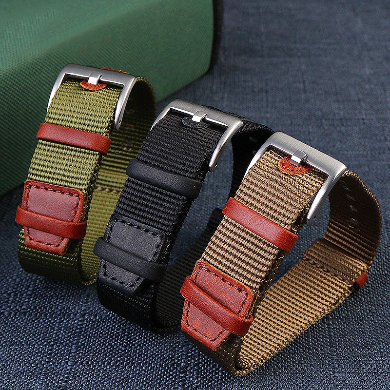 Yüksek kaliteli Naylon 20mm 22 - Nato Strap Nylon incelemesi ve fiyatı