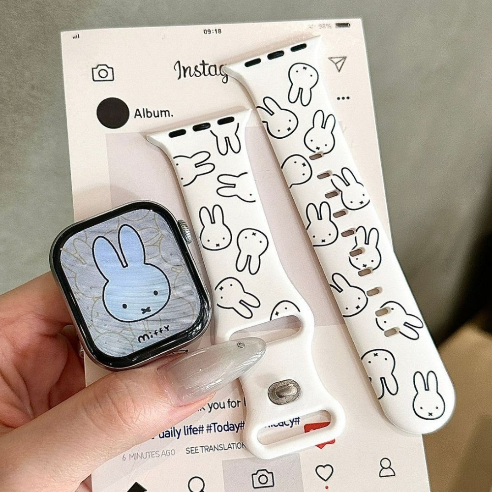 Sevimli Miffy Tavşan Karikatür - Apple Watch Band incelemesi ve fiyatı