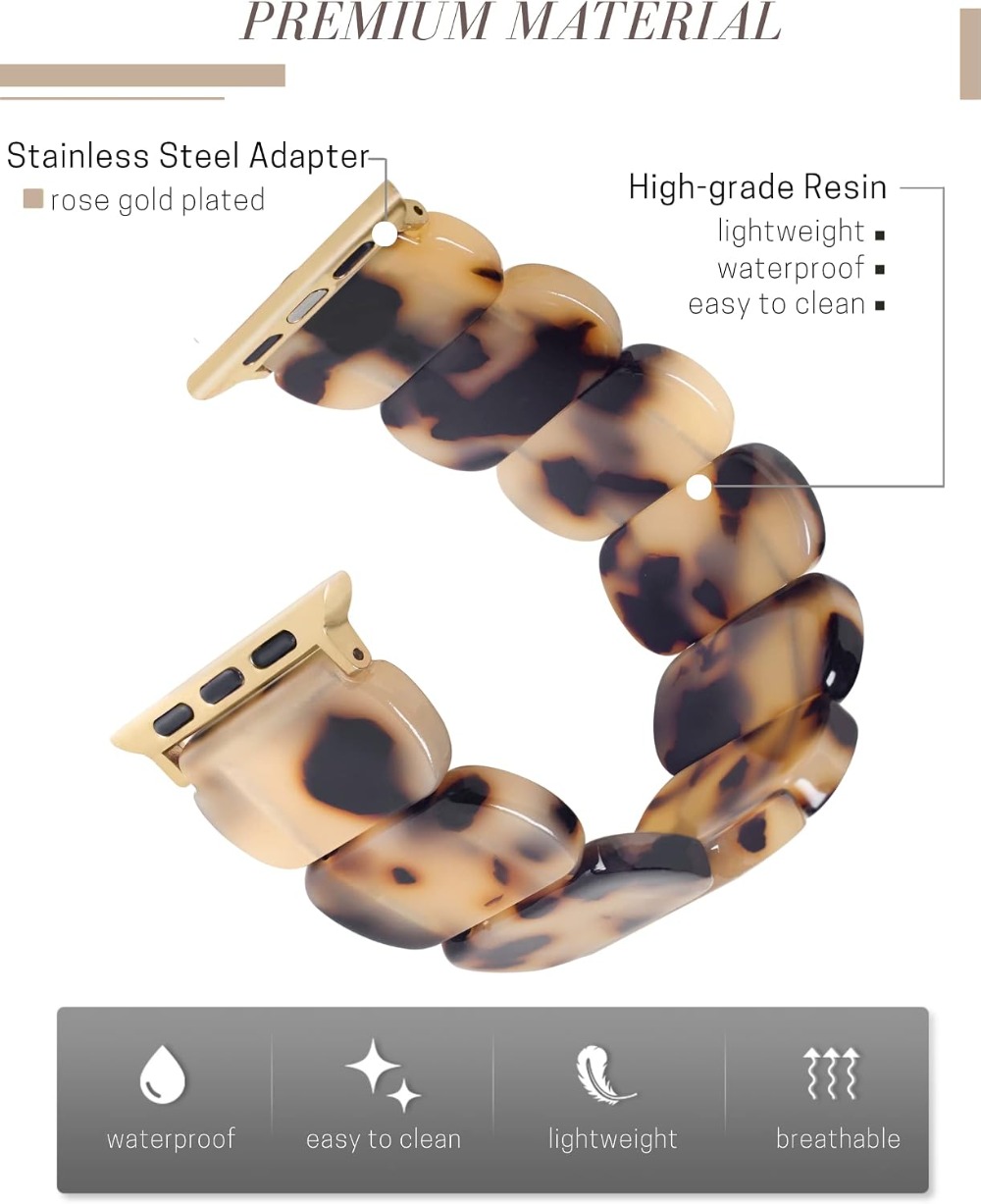 Heesch Tortoise Esnek Saat Ban - Apple Watch Band incelemesi ve fiyatı