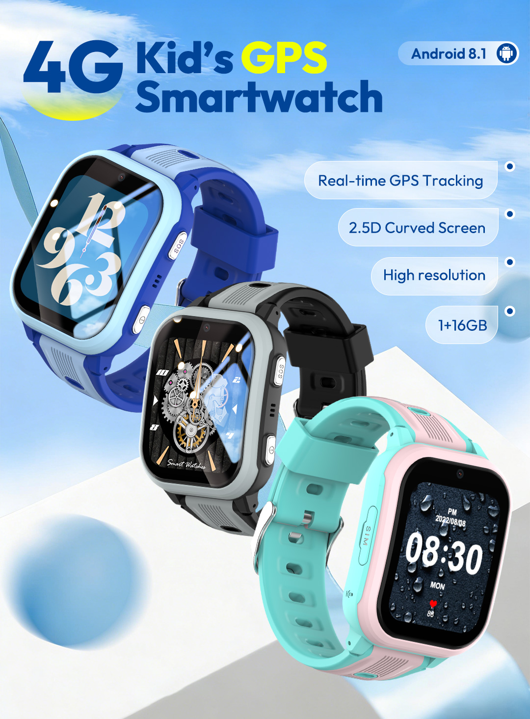 KT41 Akıllı Saat - 4G Telefonl - Smartwatch Watches Boys incelemesi ve fiyatı