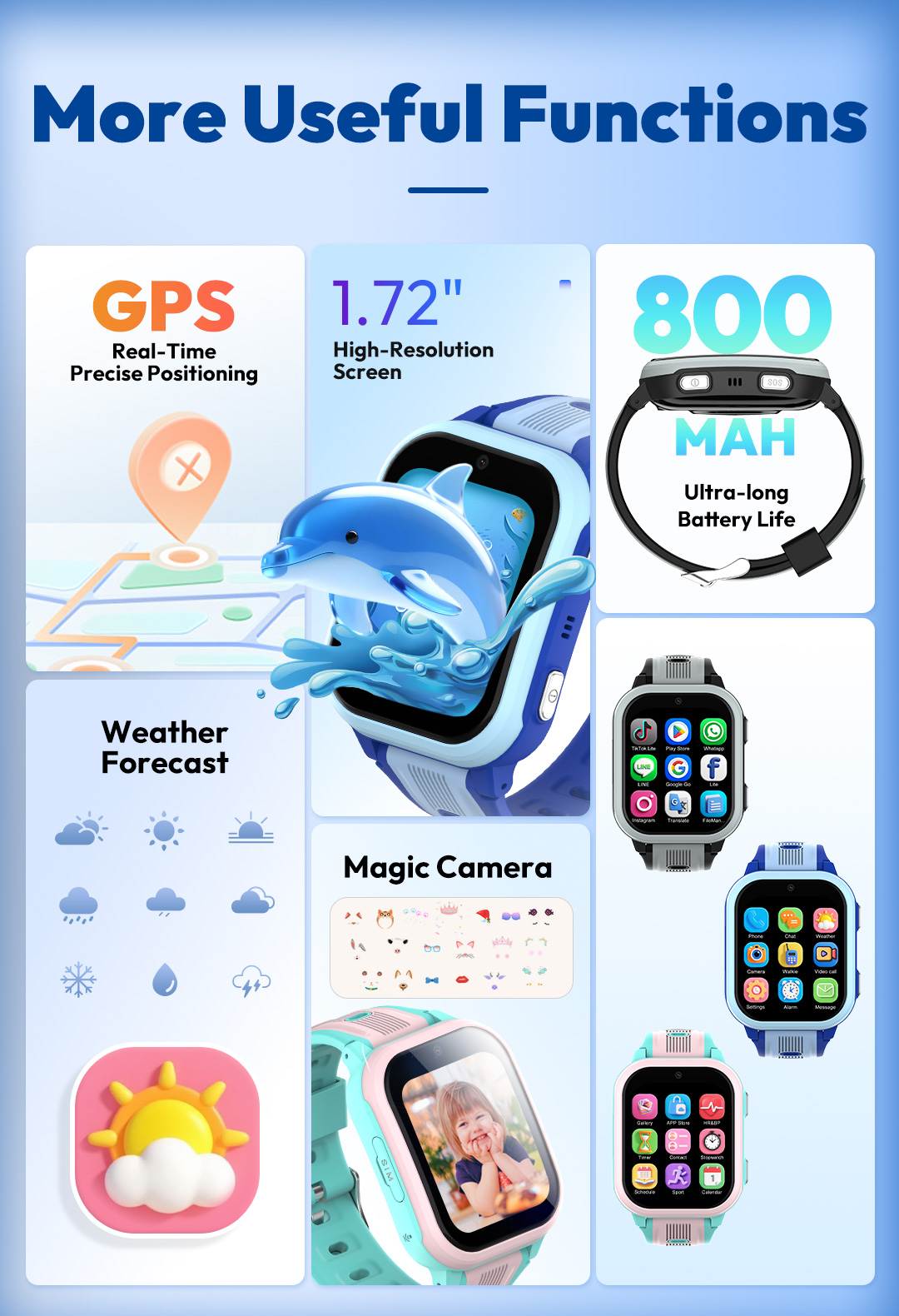 KT41 Akıllı Saat - 4G Telefonl - Smartwatch Watches Boys incelemesi ve fiyatı
