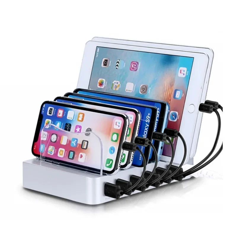 6USB masaüstü telefon tutucusu - Smartwatch I Watches incelemesi ve fiyatı