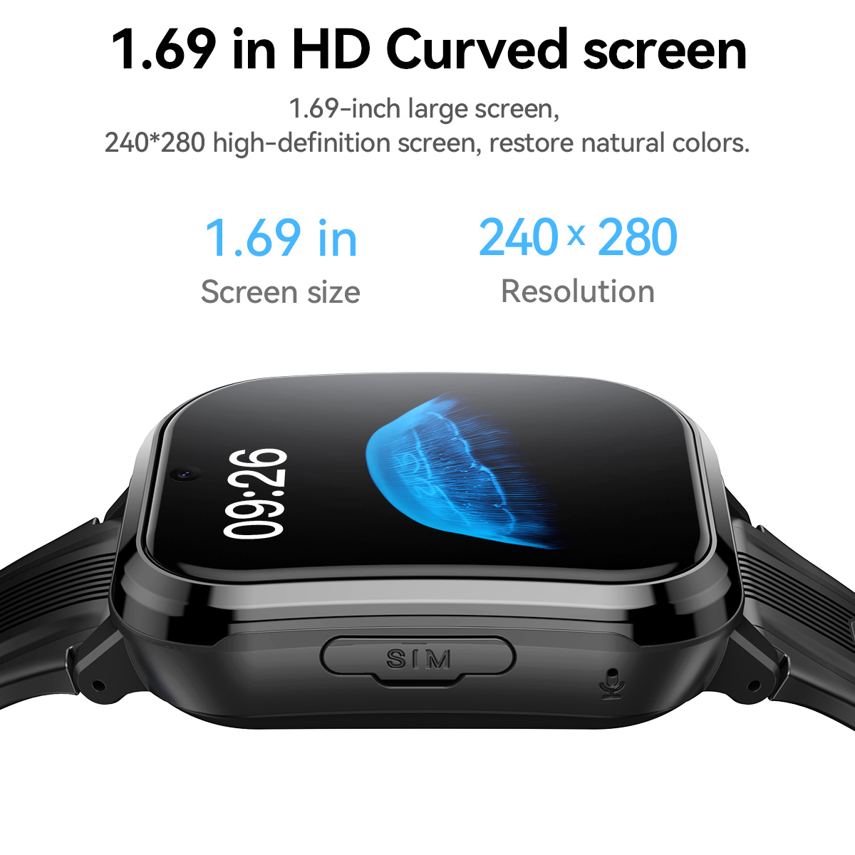 HOCO Y108 1.69 inç HD LCD Kavi - Smartwatch Watches Boys incelemesi ve fiyatı
