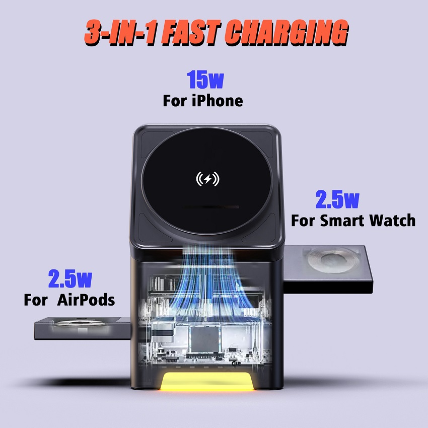 3'ü 1 Arada Manyetik Kablosuz  - Watches Smartwatch Samsung incelemesi ve fiyatı